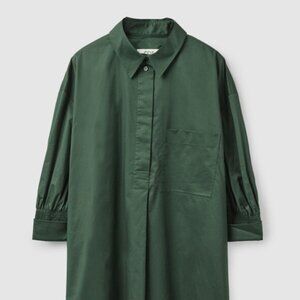 COS Smocked Sleeve Shirt Dress
